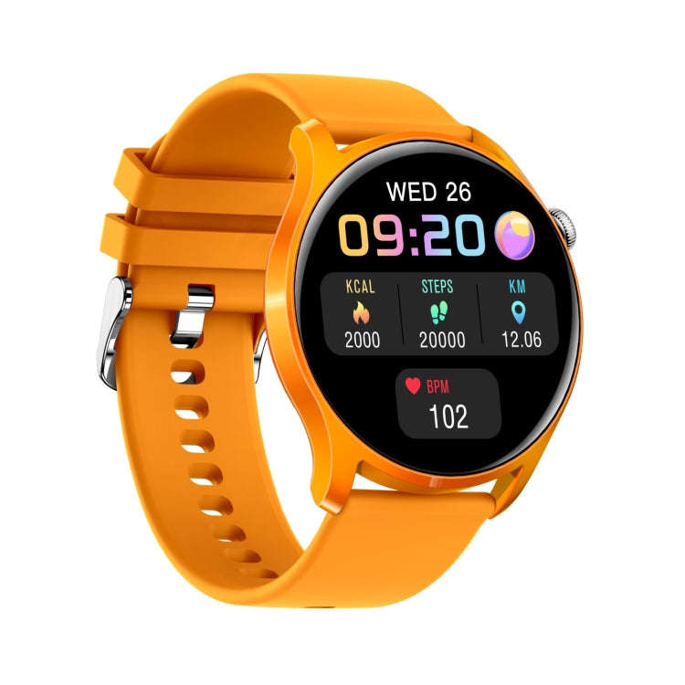 KC08 1.28 inch IPS Screen Smart Wristband, Support Sleep Monitoring/Heart Rate Monitoring(Orange)