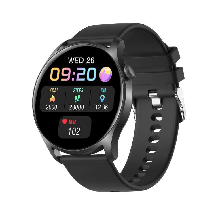 KC08 1.28 inch IPS Screen Smart Wristband, Support Sleep Monitoring/Heart Rate Monitoring(Black)
