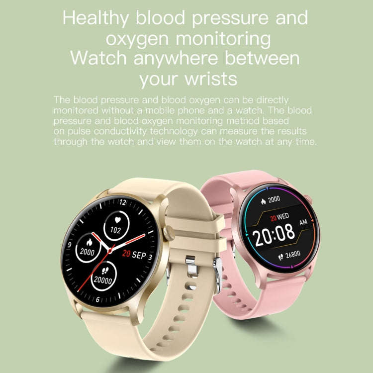 KC08 1.28 inch IPS Screen Smart Wristband, Support Sleep Monitoring/Heart Rate Monitoring(Black)