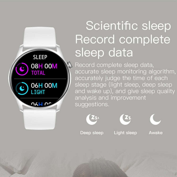 KC08 1.28 inch IPS Screen Smart Wristband, Support Sleep Monitoring/Heart Rate Monitoring(Orange)