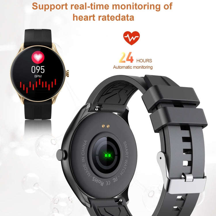 L1 1.32 inch IPS Color Screen Smart Wristband, Support Sleep Monitoring/Heart Rate Monitoring(Black)