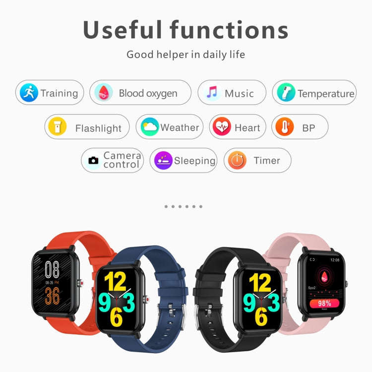 Q9 Pro 1.7 inch TFT HD Screen Smart Watch, Support Body Temperature Monitoring/Heart Rate Monitor...