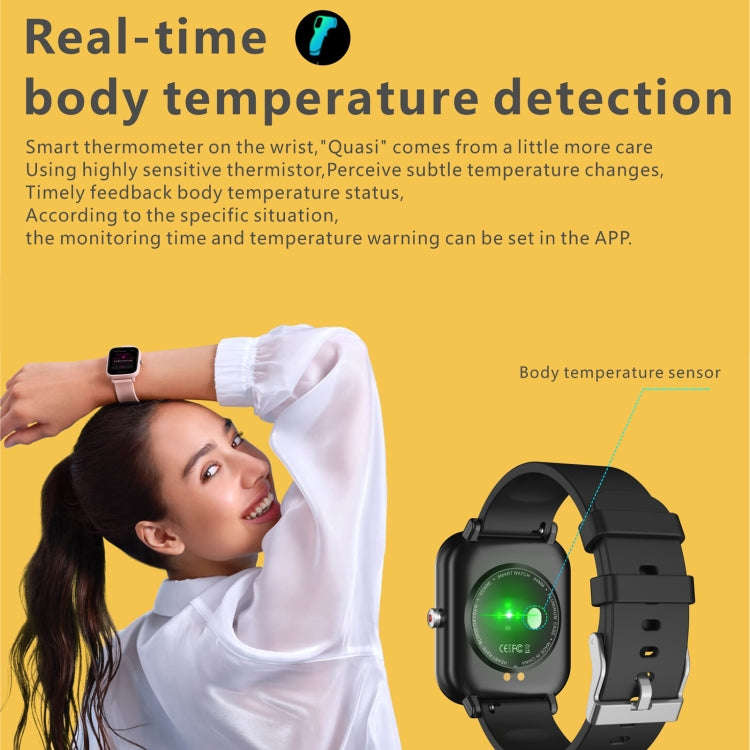 Q9 Pro 1.7 inch TFT HD Screen Smart Watch, Support Body Temperature Monitoring/Heart Rate Monitor...