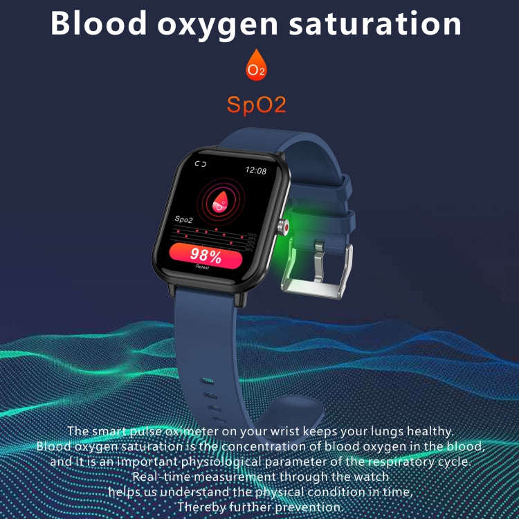 Q9 Pro 1.7 inch TFT HD Screen Smart Watch, Support Body Temperature Monitoring/Heart Rate Monitor...