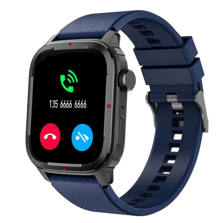 Q25 1.7 inch TFT HD Screen Smart Watch, Support Bluetooth Calling/Blood Pressure Monitoring(Blue)