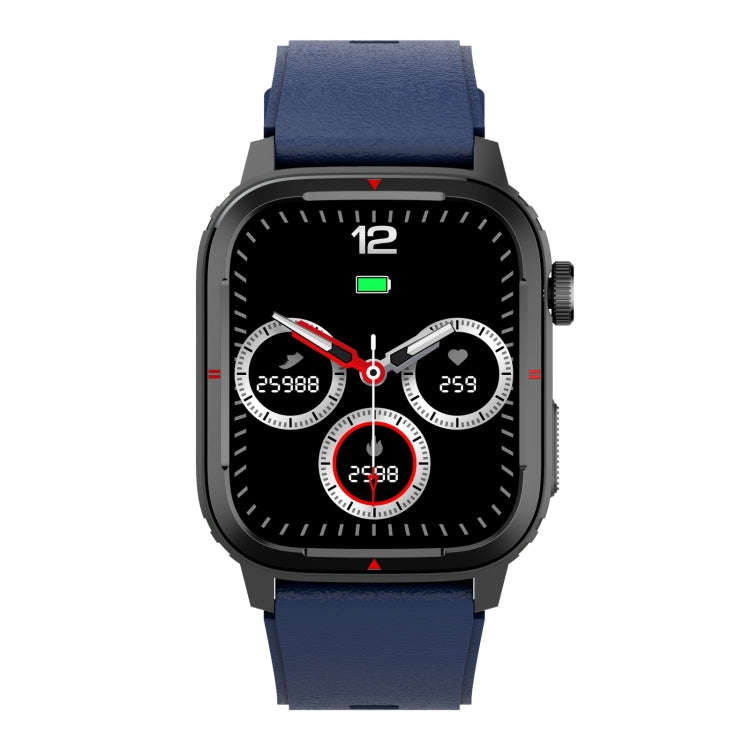 Q25 1.7 inch TFT HD Screen Smart Watch, Support Bluetooth Calling/Blood Pressure Monitoring(Blue)