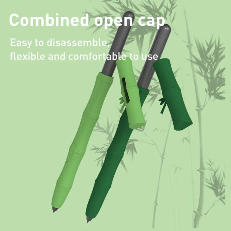For Samsung Galaxy Tab S7/S7+/S8/S8+ LOVE MEI Bamboo Liquid Silicone Gel Stylus Pen Protective Ca...