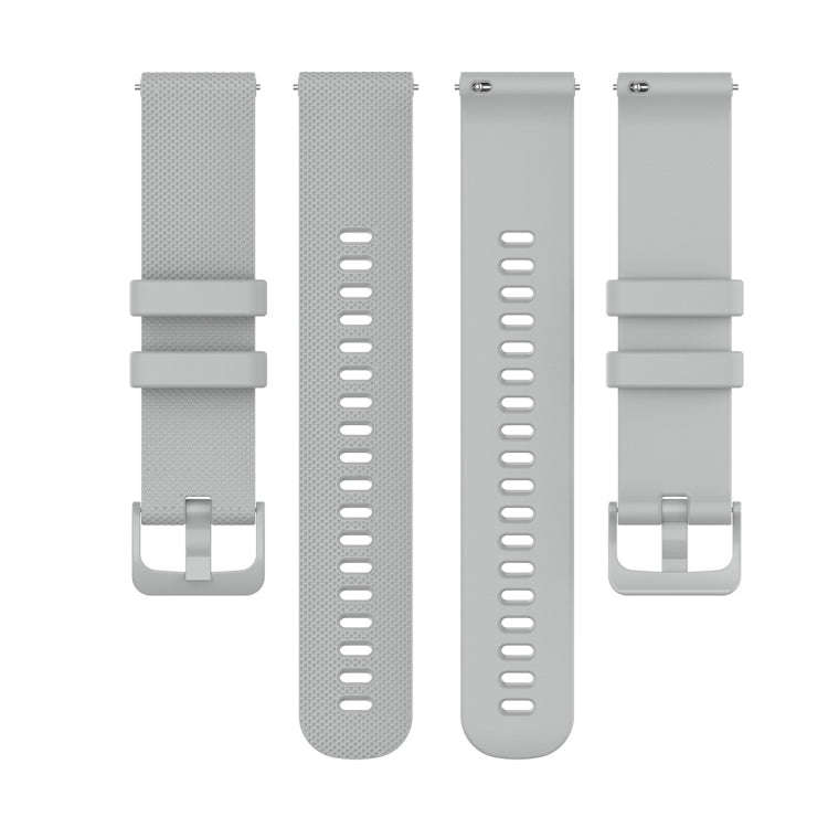 For ID205 / Willful SW021 19mm Silicone Plaid Watch Band(Grey)