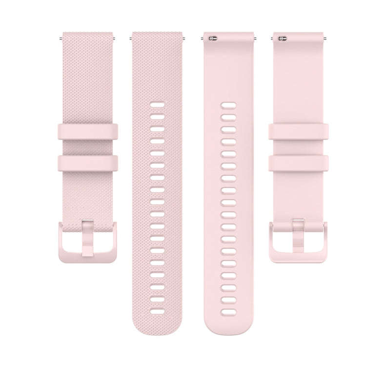For ID205 / Willful SW021 19mm Silicone Plaid Watch Band(Pink)