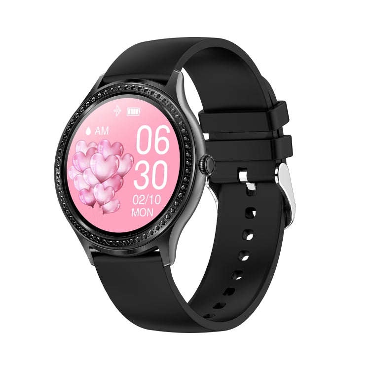 AK35 1.32 inch IPS Color Screen Smart Watch, Support Sleep Monitoring/Blood Oxygen Monitoring(Bla...