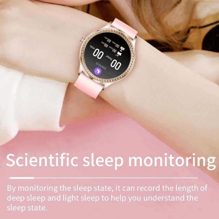 AK35 1.32 inch IPS Color Screen Smart Watch, Support Sleep Monitoring/Blood Oxygen Monitoring(Sil...