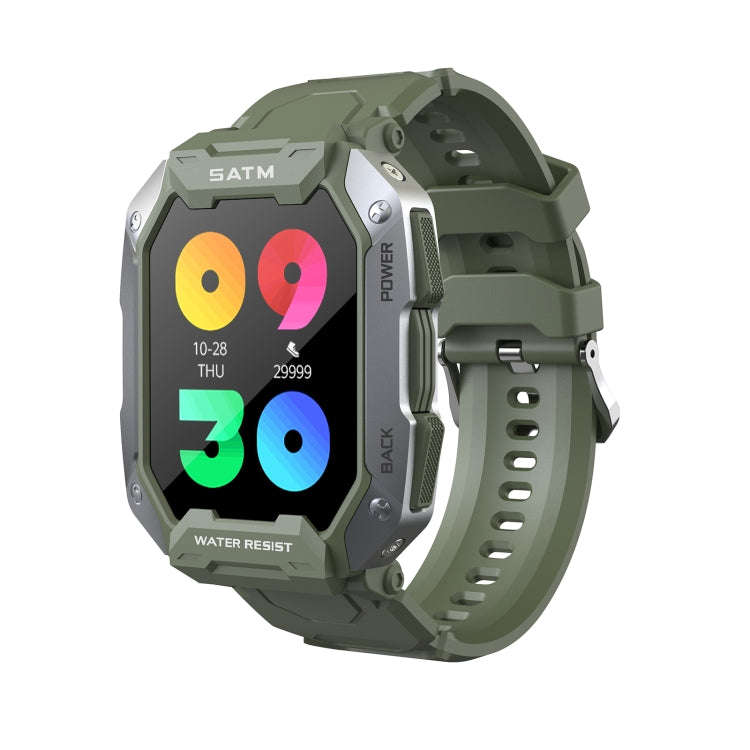 C20 1.71 inch TFT HD Screen Smart Watch, Support Heart Rate Monitoring/Blood Oxygen Monitoring(Gr...