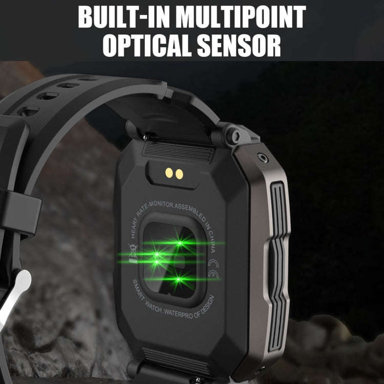 C20 1.71 inch TFT HD Screen Smart Watch, Support Heart Rate Monitoring/Blood Oxygen Monitoring(Gr...
