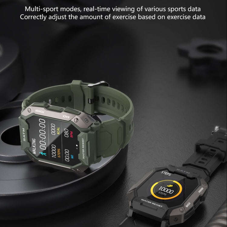 C20 1.71 inch TFT HD Screen Smart Watch, Support Heart Rate Monitoring/Blood Oxygen Monitoring(Gr...