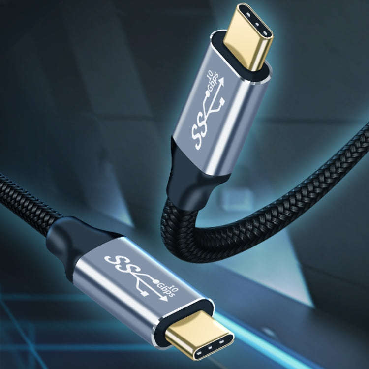 50cm 10Gbps USB-C / Type-C Male to Male Charging Data Transmission Cable