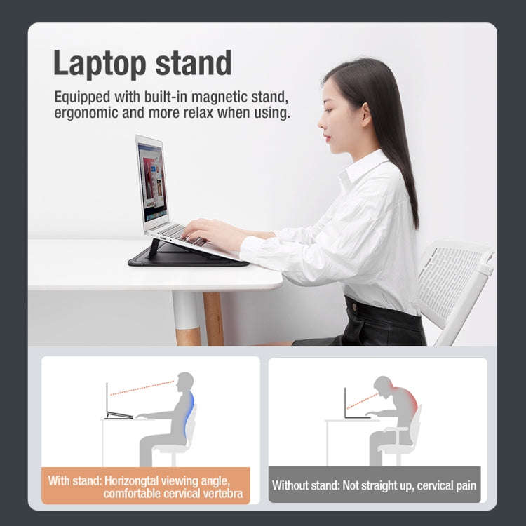 NILLKIN Multifunctional Laptop Portable Bag with Holder for 15.6-16.1 inch(Grey)