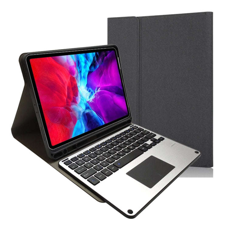RK11L Aluminum Alloy Touch Bluetooth Keyboard Horizontal Flip Leather Tablet Case for iPad Pro 11...