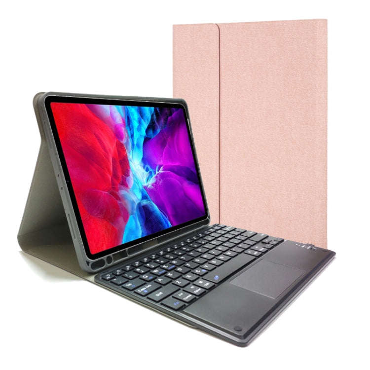RK11C Detachable Touch Bluetooth Keyboard TPU Horizontal Flip Leather Tablet Case for iPad Pro 11...