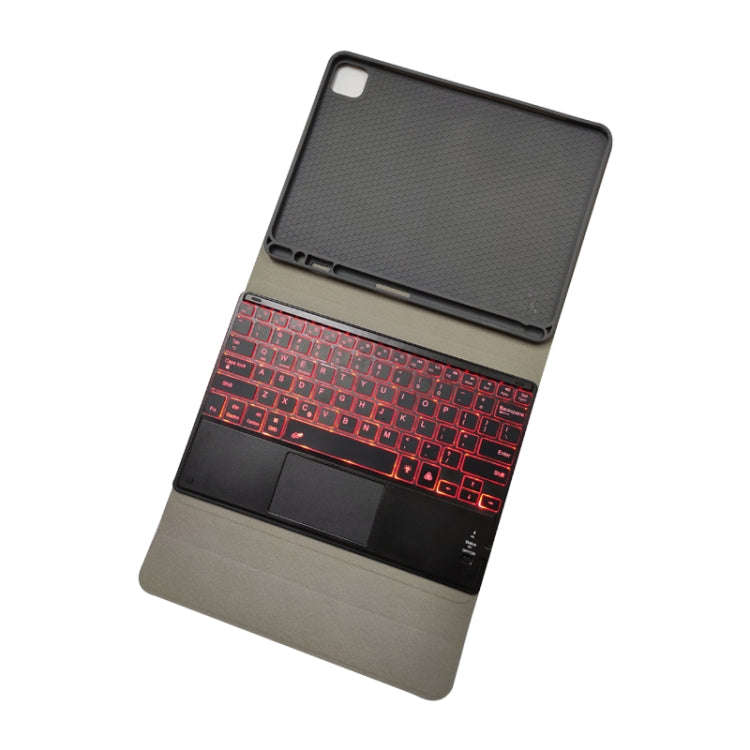 RK11T Backlight Detachable Touch Bluetooth Keyboard TPU Horizontal Flip Leather Tablet Case for i...