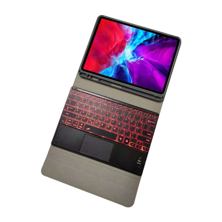 RK11T Backlight Detachable Touch Bluetooth Keyboard TPU Horizontal Flip Leather Tablet Case for i...
