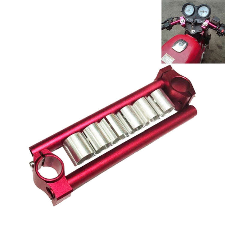 Motorcycle Modification Accessories CNC Handle Bar Grips Set(Red)