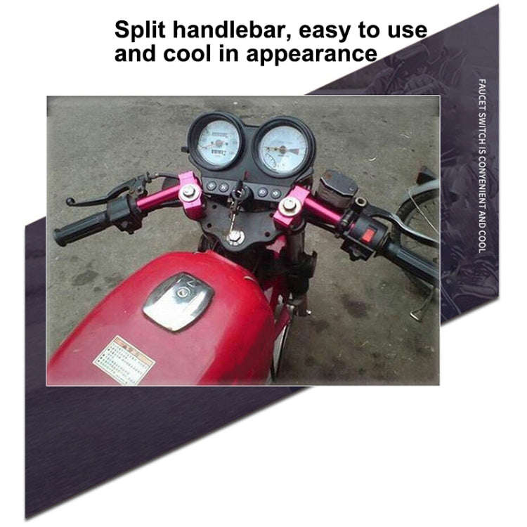 Motorcycle Modification Accessories CNC Handle Bar Grips Set(Red)