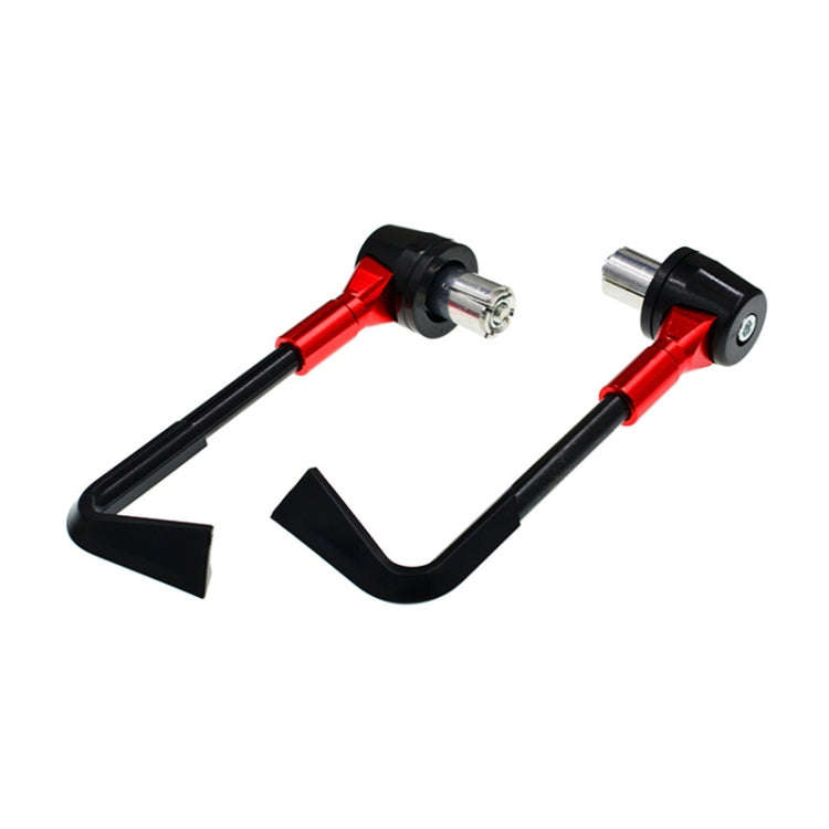 2 PCS Universal 22mm Shockproof Protection Rod CNC Horn Shape Handbrake Motorcycle Modification A...