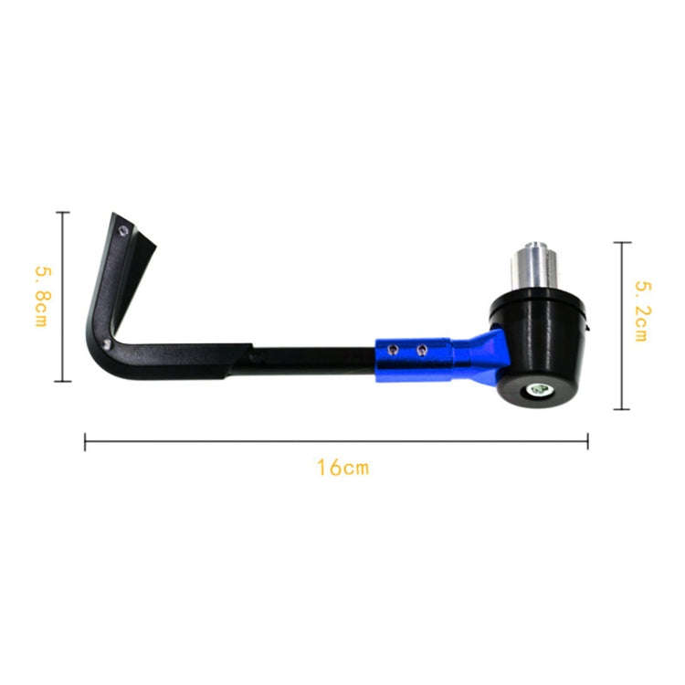 2 PCS Universal 22mm Shockproof Protection Rod CNC Horn Shape Handbrake Motorcycle Modification A...