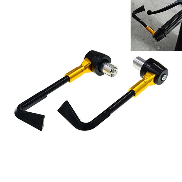 2 PCS Universal 22mm Shockproof Protection Rod CNC Horn Shape Handbrake Motorcycle Modification A...