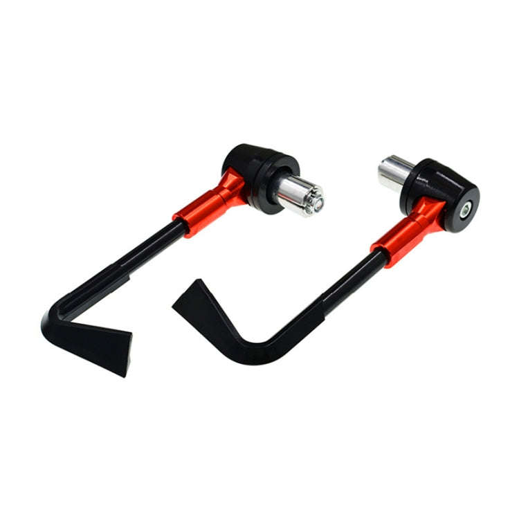 2 PCS Universal 22mm Shockproof Protection Rod CNC Horn Shape Handbrake Motorcycle Modification A...