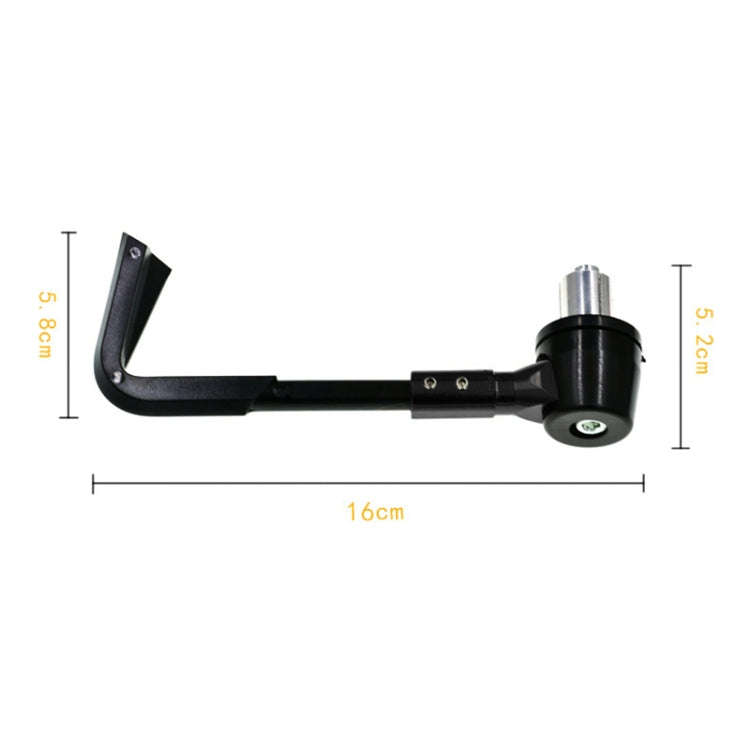 2 PCS Universal 22mm Shockproof Protection Rod CNC Horn Shape Handbrake Motorcycle Modification A...