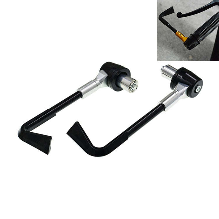 2 PCS Universal 22mm Shockproof Protection Rod CNC Horn Shape Handbrake Motorcycle Modification A...