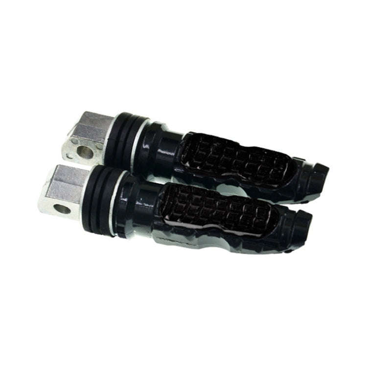 Universal Motor Bike Footpegs Foot Rests Rear Pedals Set Motorcycle Modification Accessories(Black)