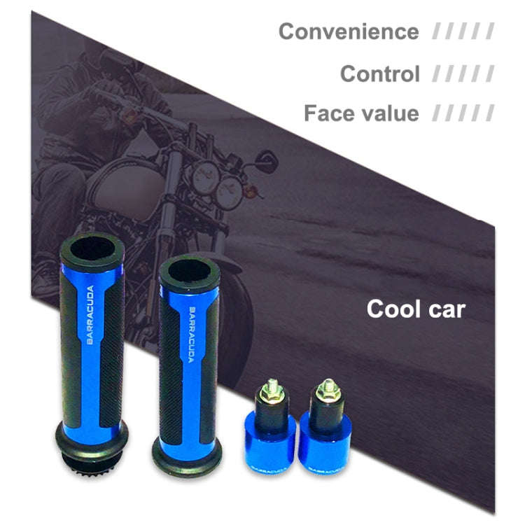 Motorcycle Modification Accessories Hand Grip Cover Handlebar Set(Red)