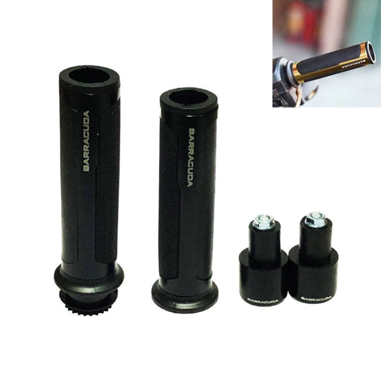 Motorcycle Modification Accessories Hand Grip Cover Handlebar Set(Black)