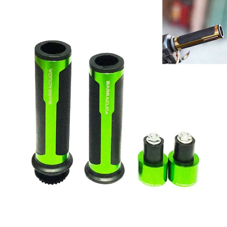 Motorcycle Modification Accessories Hand Grip Cover Handlebar Set(Green)