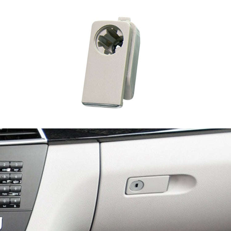 Car Glove Box Handle Switch for Mercedes-Benz W212 2008-2014, Left Driving(Grey White)