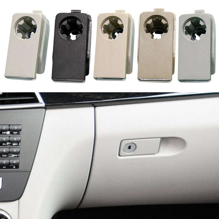 Car Glove Box Handle Switch for Mercedes-Benz W212 2008-2014, Left Driving(Grey White)