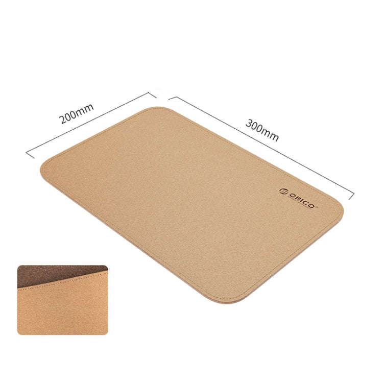 ORICO Double Sided Mouse Pad, Size: 200x300mm, Color:Cork + Coffee