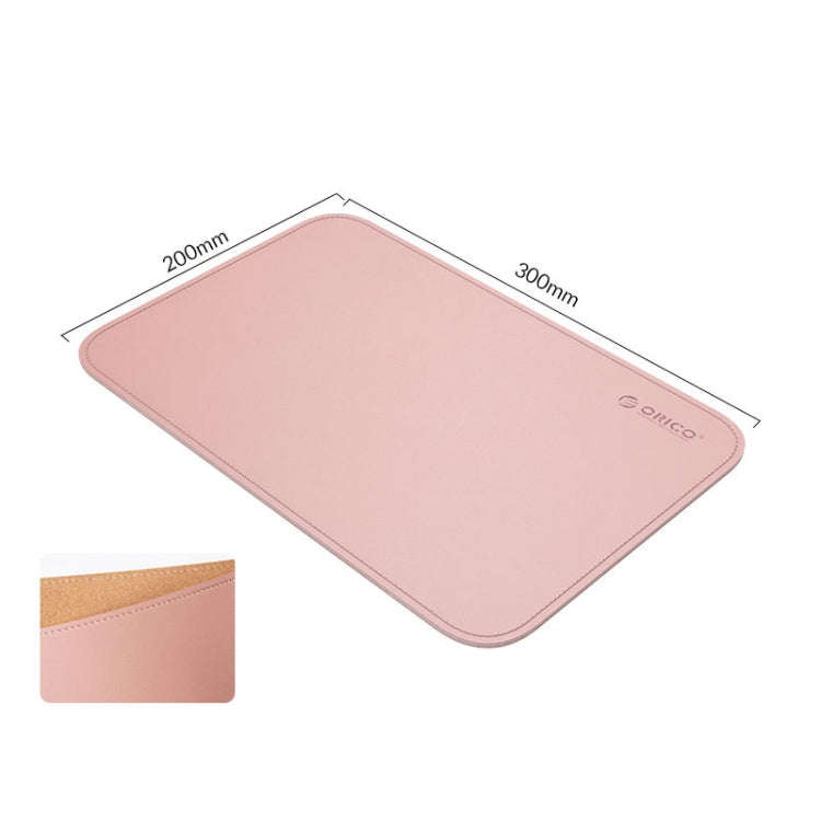 ORICO Double Sided Mouse Pad, Size: 200x300mm, Color:Cork + Pink PU