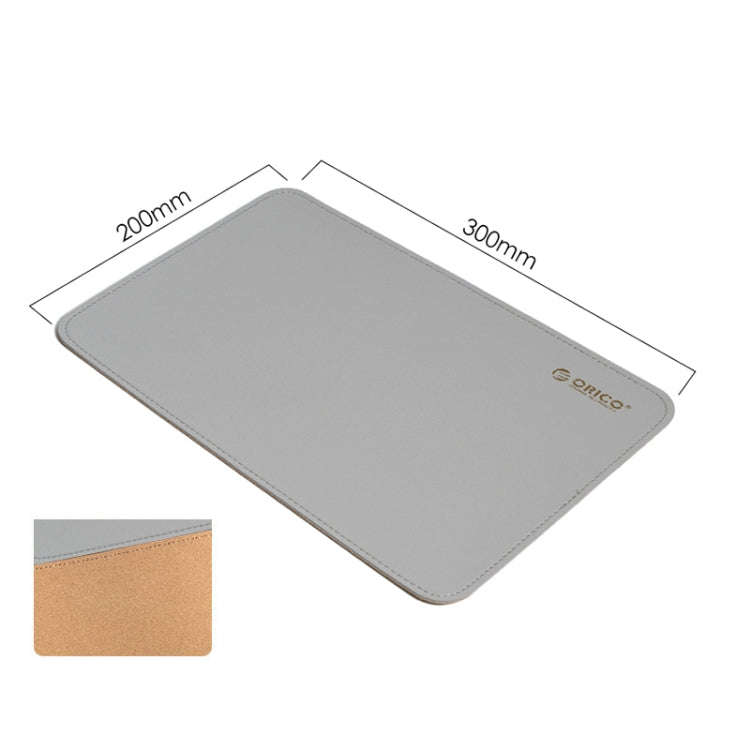 ORICO Double Sided Mouse Pad, Size: 200x300mm, Color:Cork + Grey PU