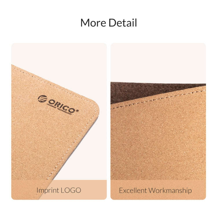 ORICO Double Sided Mouse Pad, Size: 300x600mm, Color:Cork + Coffee