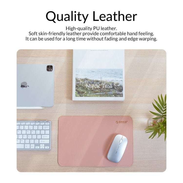 ORICO Double Sided Mouse Pad, Size: 300x600mm, Color:Cork + Pink PU
