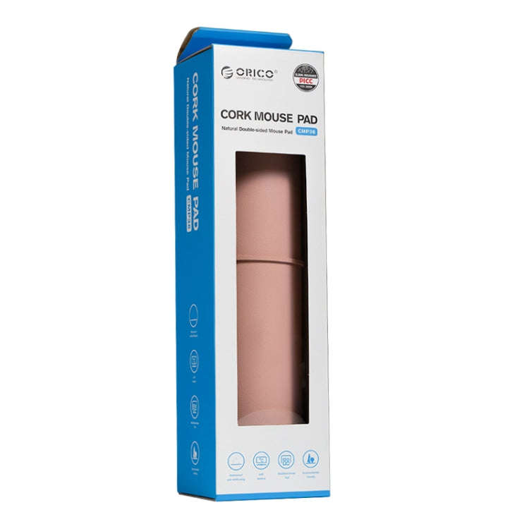 ORICO Double Sided Mouse Pad, Size: 300x600mm, Color:Cork + Pink PU