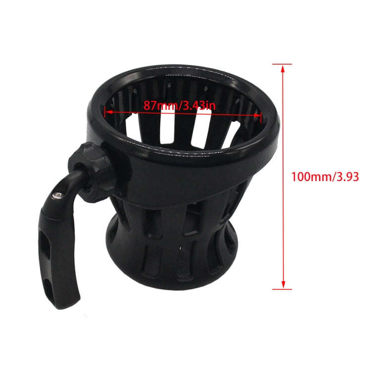 Motorcycle Drinking Holder Cup for Honda GL1800(Black)