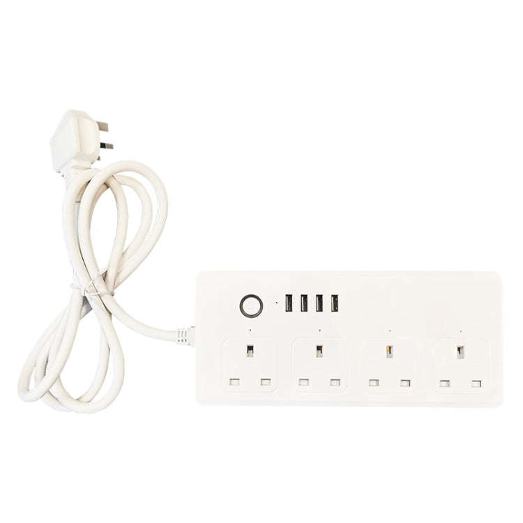 WIFI  13A SM-SO301-K 4 Holes + 4 USB Multi-purpose Smart Power Strip, UK Plug