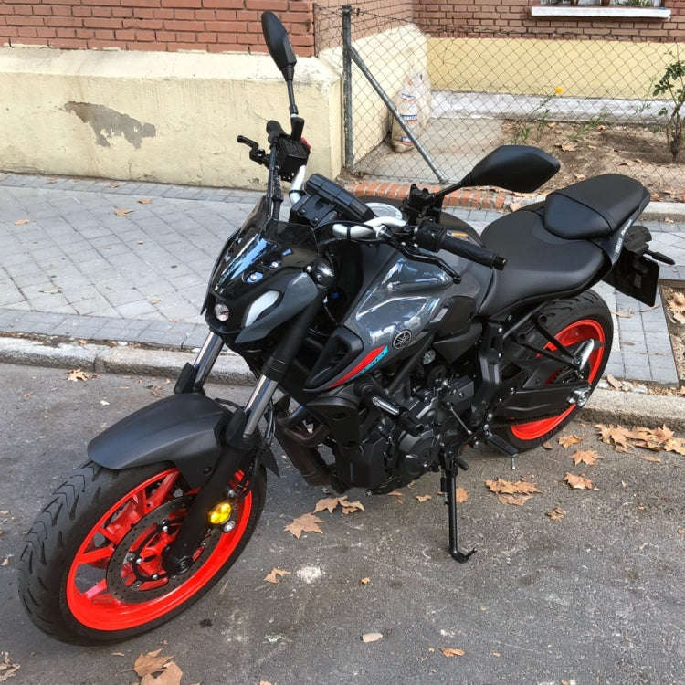 Motorcycle Airflow Deflector Windshield for Yamaha MT-07 2021(Transparent)