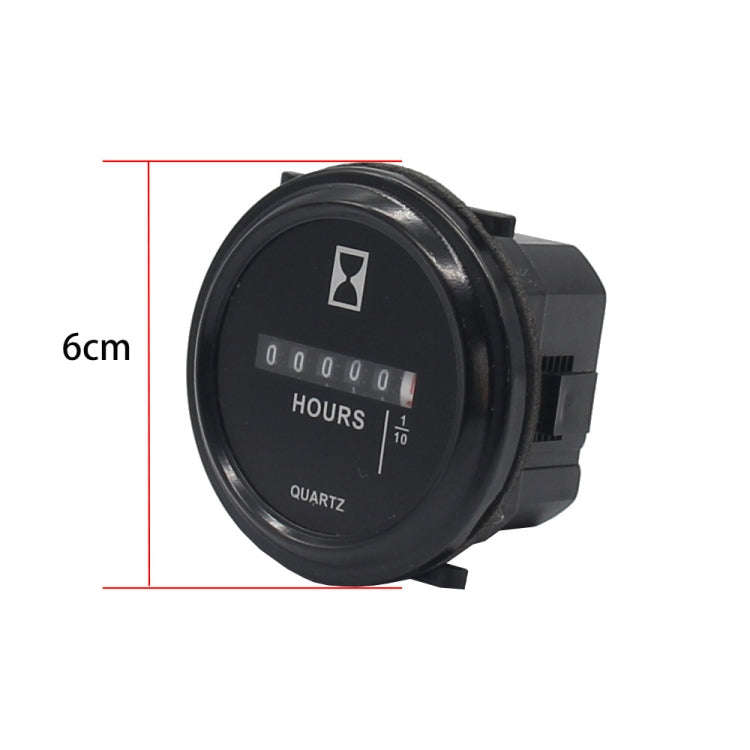 Mechanical Chronograph Marine Boat Engine Round ACDC Truck Chrono Hour Meter