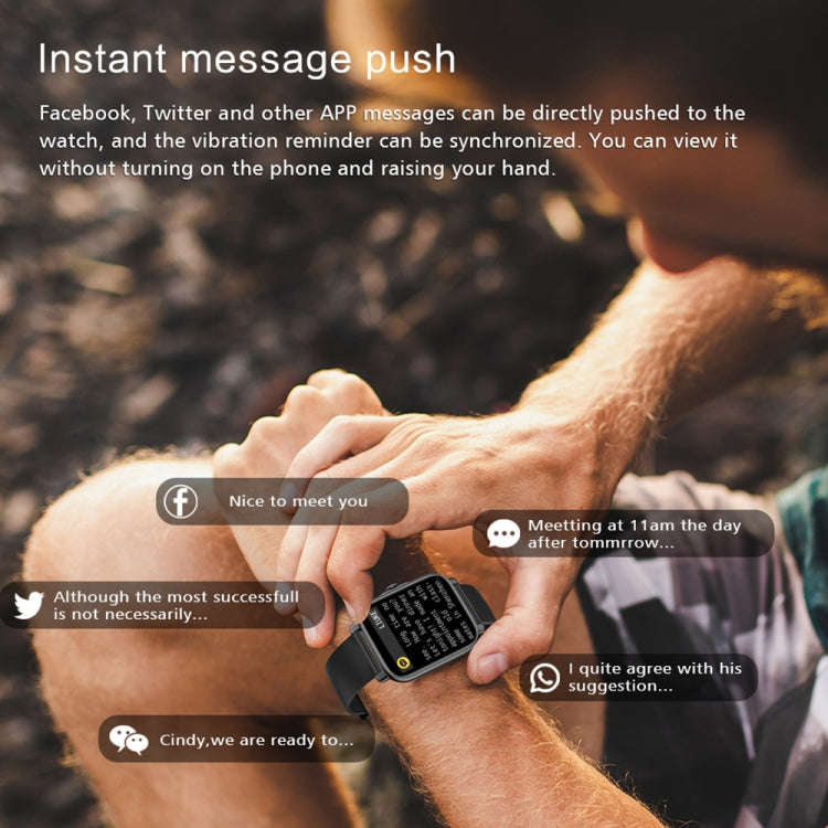 GT30 1.69 inch TFT Screen Smart Watch, Steel Bnad IP67 Waterproof Support Bluetooth Call / Multip...