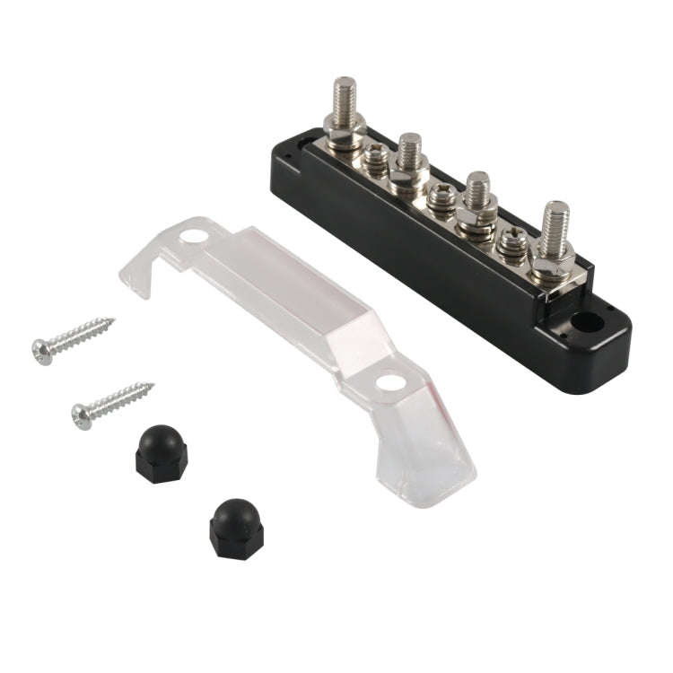 A7472 1 Pair 7 Way Power Distribution Block Terminal Studs with 4 Fixing Screws